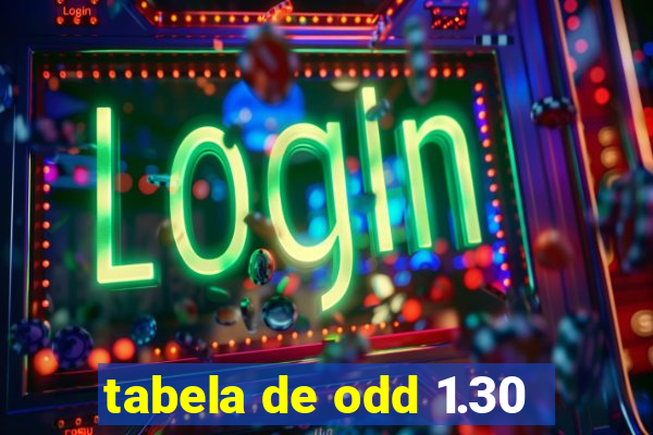 tabela de odd 1.30