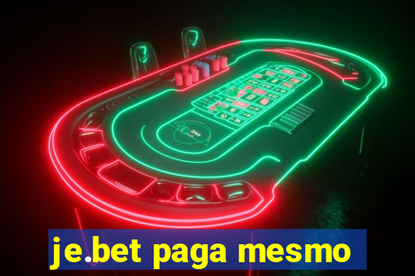 je.bet paga mesmo