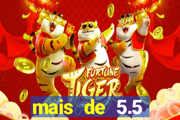mais de 5.5 escanteios o que significa