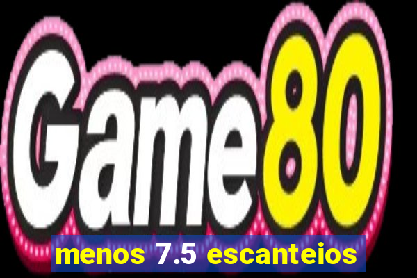 menos 7.5 escanteios