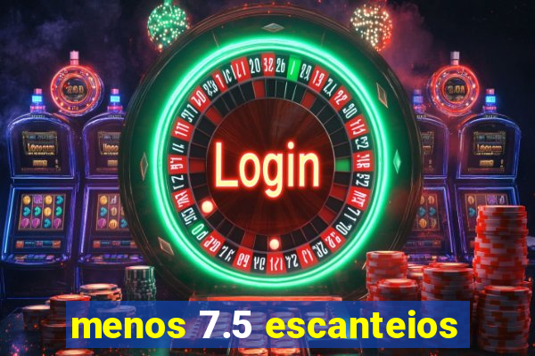 menos 7.5 escanteios