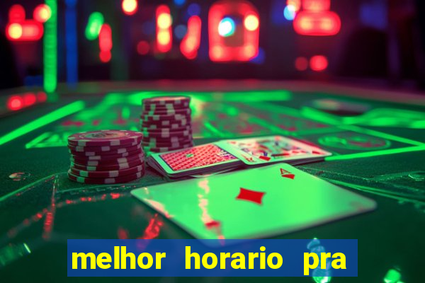 melhor horario pra jogar fortune rabbit