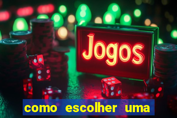 como escolher uma boa cartela de bingo