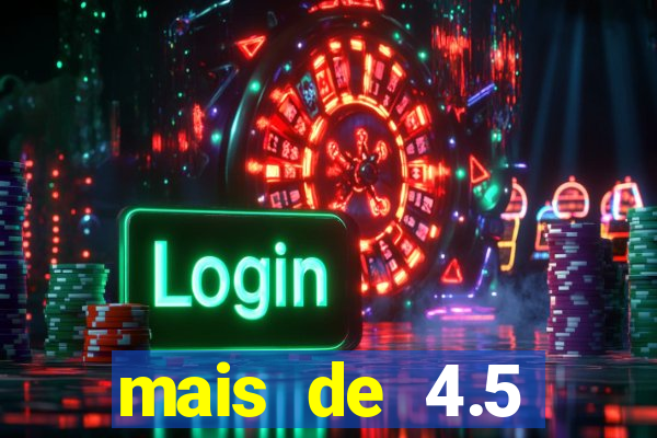 mais de 4.5 escanteios o que significa