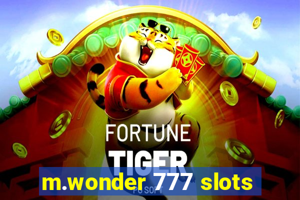 m.wonder 777 slots