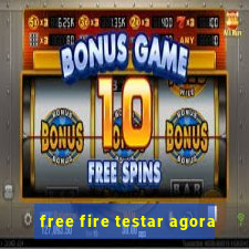 free fire testar agora
