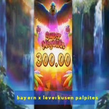 bayern x leverkusen palpites