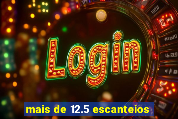 mais de 12.5 escanteios