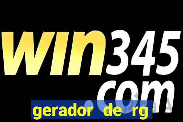 gerador de rg frente e verso