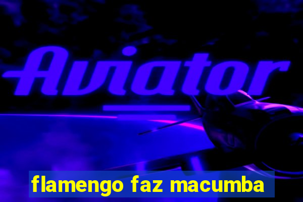 flamengo faz macumba