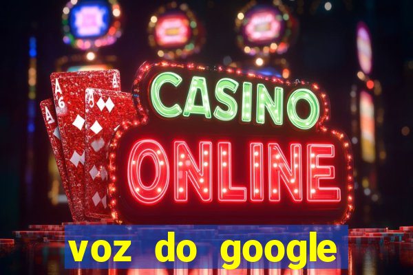 voz do google tradutor homem
