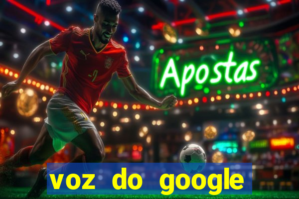 voz do google tradutor homem