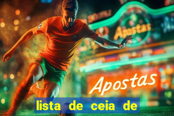 lista de ceia de natal para 20 pessoas