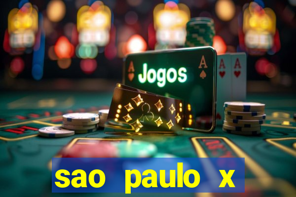 sao paulo x botafogo palpite