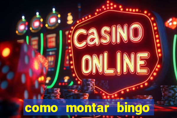 como montar bingo brinquedos toia