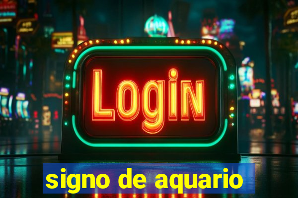 signo de aquario
