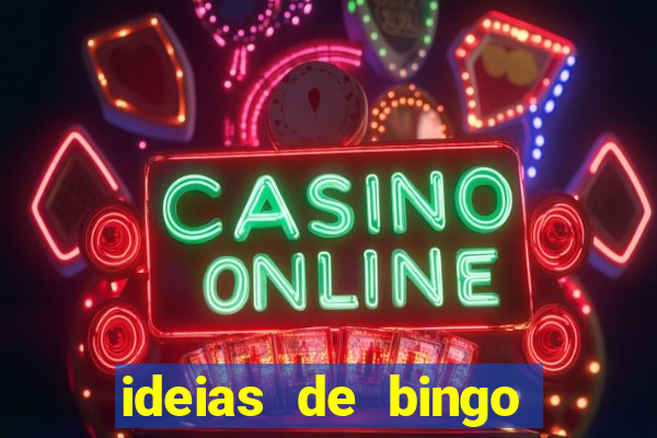 ideias de bingo para o natal