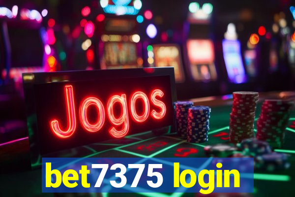 bet7375 login