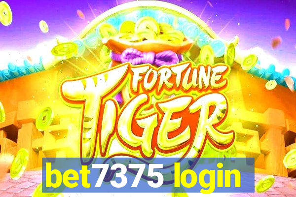 bet7375 login