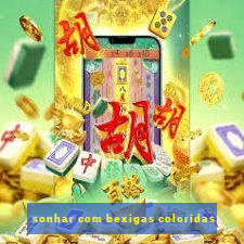 sonhar com bexigas coloridas