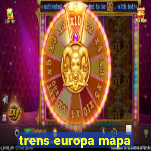 trens europa mapa