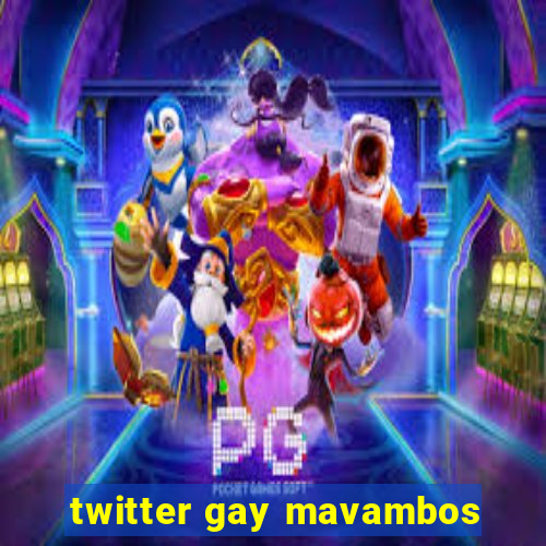 twitter gay mavambos