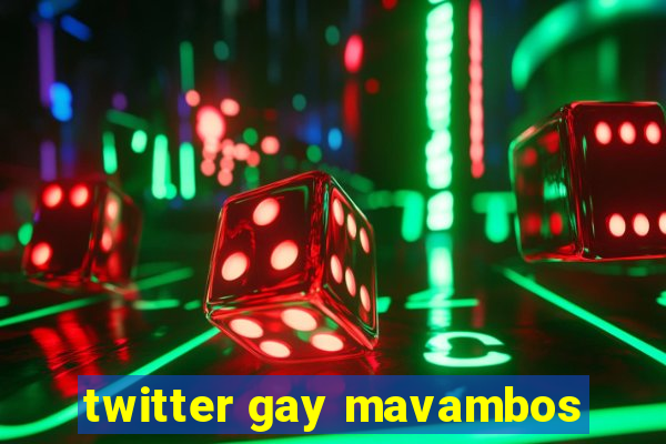 twitter gay mavambos