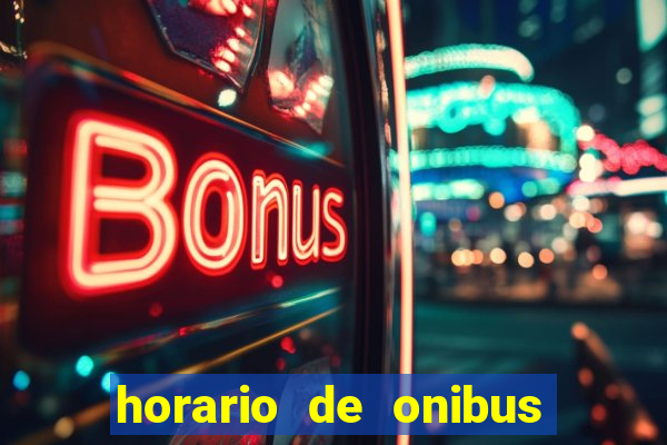 horario de onibus santos dumont x juiz de fora