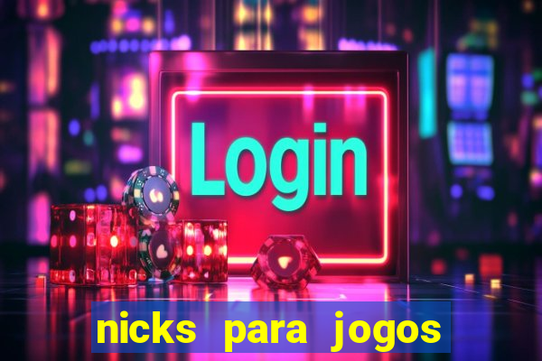 nicks para jogos de tiro