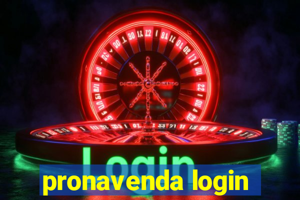 pronavenda login