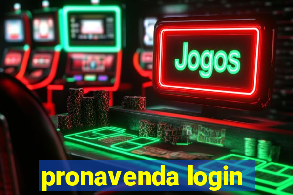 pronavenda login