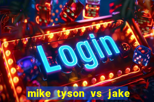 mike tyson vs jake paul assistir online