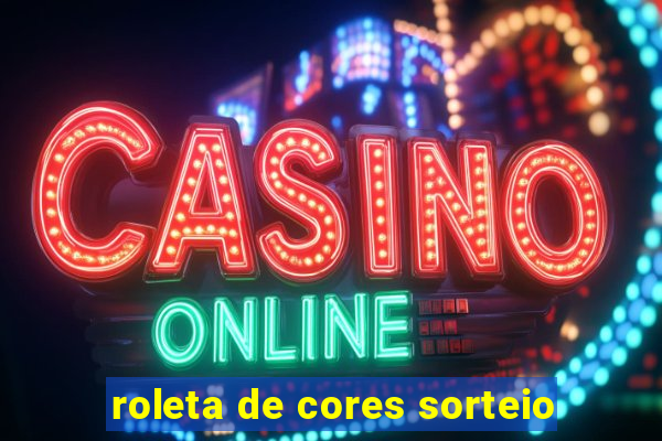 roleta de cores sorteio