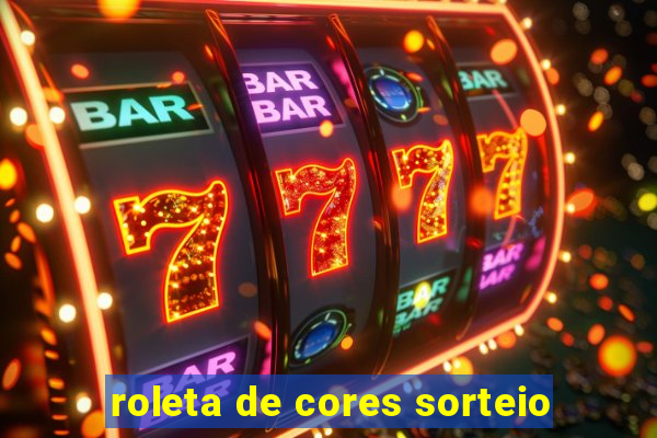 roleta de cores sorteio