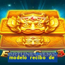 modelo recibo de pagamento autonomo