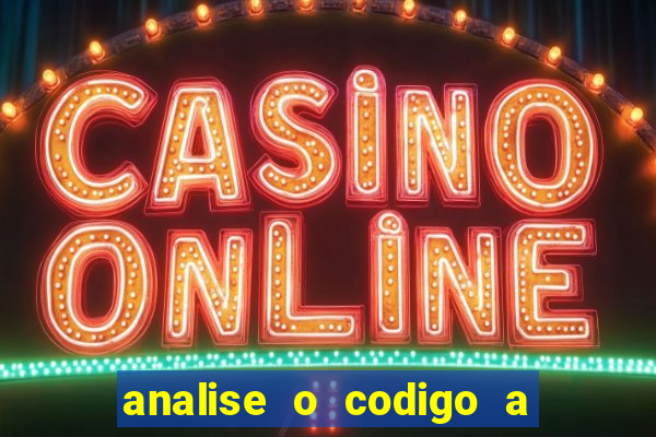 analise o codigo a seguir 1 import javax.swing.joptionpane