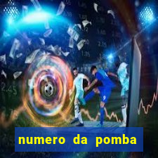 numero da pomba jogo do bicho