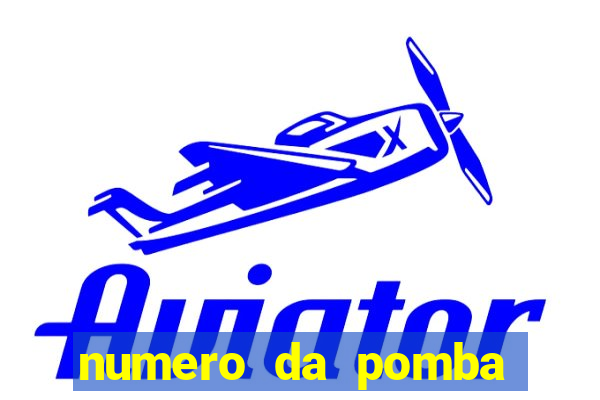 numero da pomba jogo do bicho