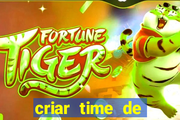 criar time de futebol simulador