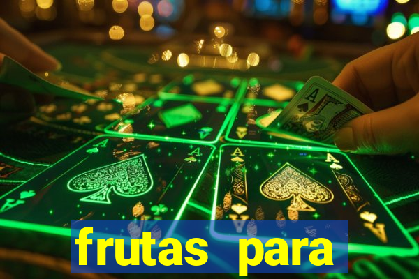 frutas para imprimir e recortar