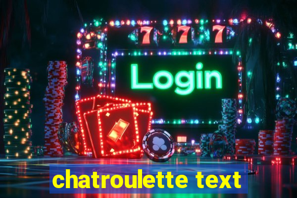 chatroulette text