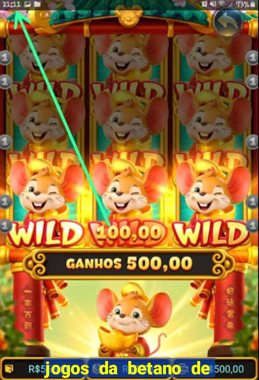 jogos da betano de 1 centavo