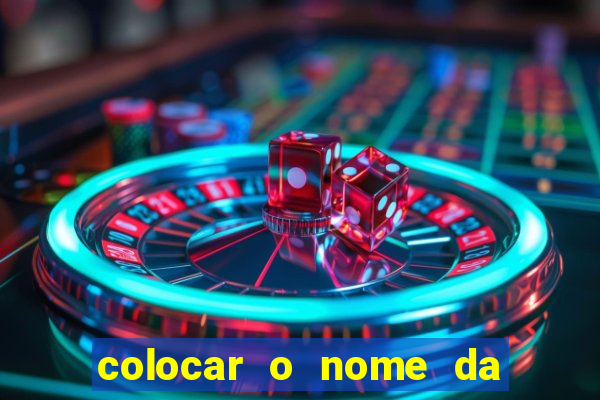 colocar o nome da pessoa no congelador