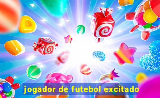 jogador de futebol excitado