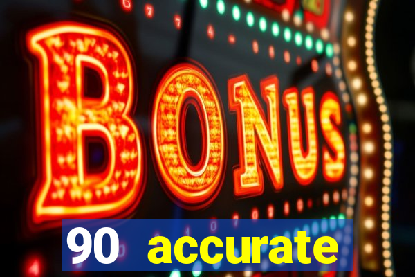90 accurate football predictions