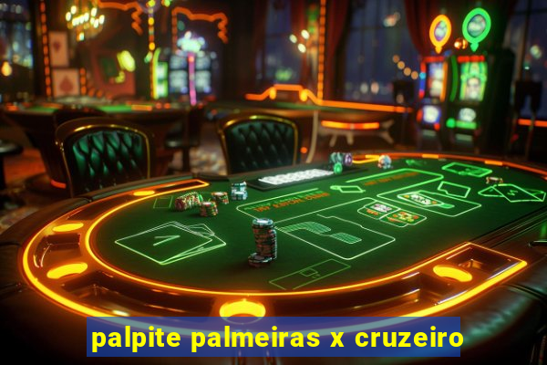 palpite palmeiras x cruzeiro