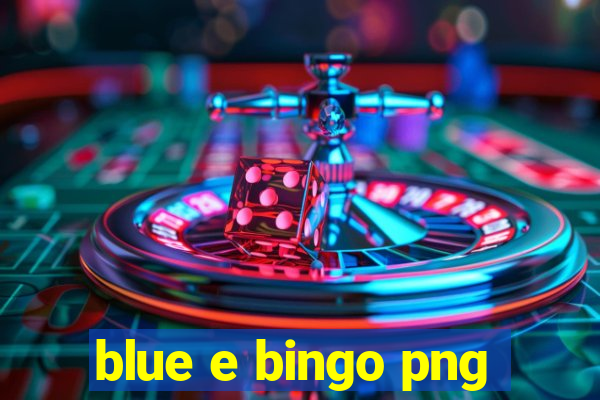 blue e bingo png