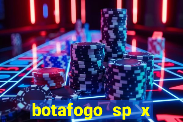 botafogo sp x palmeiras futemax