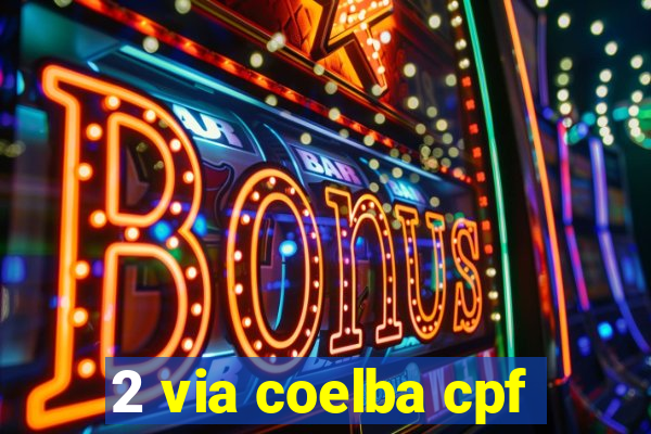 2 via coelba cpf