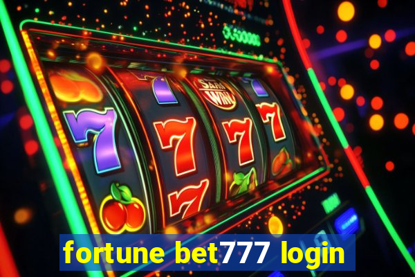 fortune bet777 login